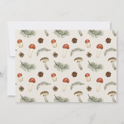 リトルおもしろい男の子の男の子の写真1st誕生日 招待状 (裏面)