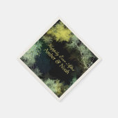 リトルお洒落フォレ結婚スト スタンダードカクテルナプキン (角)