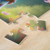 リトルかわいい小妖精や小人ガール ジグソーパズル (側面)