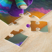 リトルかわいい小妖精や小人ガール ジグソーパズル (側面)