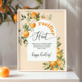 リトルかわいこちゃんおしゃぶり狩りベビーシャワーゲーム ポスター