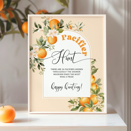 リトルかわいこちゃんおしゃぶり狩りベビーシャワーゲーム ポスター