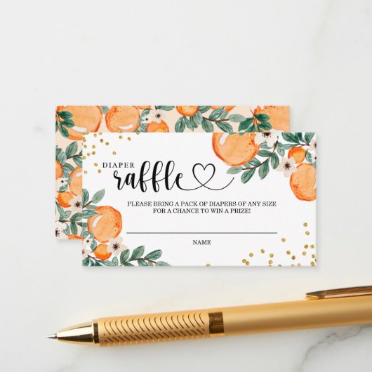 リトルかわいこちゃんおむつラッフルエントリカード エンクロージャーカード (正面/裏面インサイチュ)