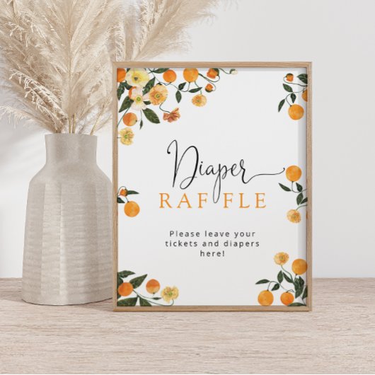 リトルかわいこちゃんおむつラッフルサイン ポスター