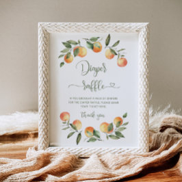 リトルかわいこちゃんおむつラッフルサイン ポスター