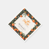 リトルかわいこちゃんがベイビーシャワーに行く スタンダードカクテルナプキン (角)