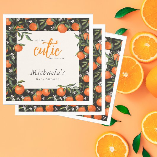 リトルかわいこちゃんがベイビーシャワーに行く スタンダードカクテルナプキン