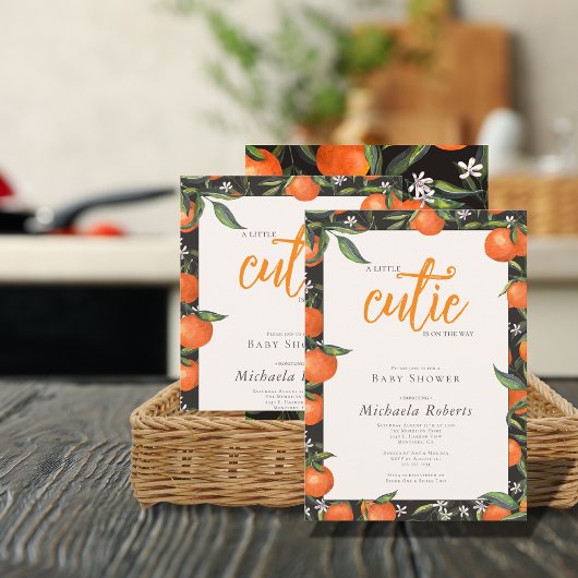 リトルかわいこちゃんがベイビーシャワーに行く 招待状