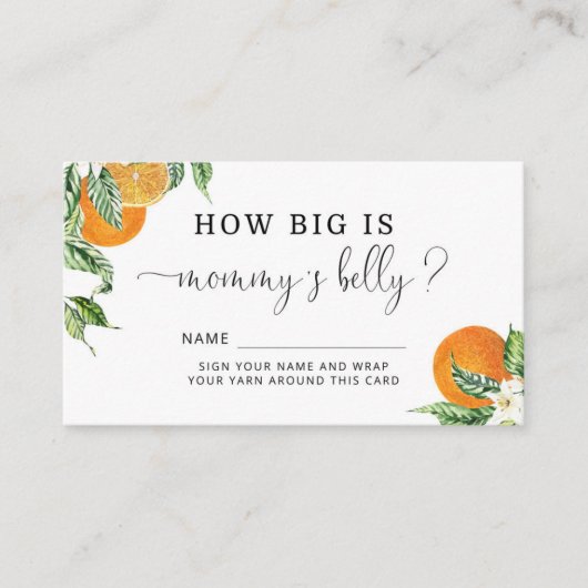 リトルかわいこちゃんどのように大きいママの腹の囲い込みca エンクロージャーカード (正面)