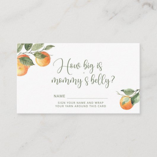 リトルかわいこちゃんどのように大きいママの腹の囲い込みca エンクロージャーカード (正面)