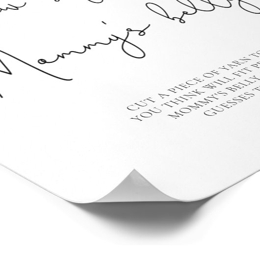 リトルかわいこちゃんどのように大きいママの腹ゲーム ポスター (角)