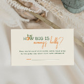 リトルかわいこちゃんどのように大きいmommysベリーゲームカード プレイスカード