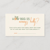 リトルかわいこちゃんどのように大きいmommysベリーゲームカード プレイスカード (正面)