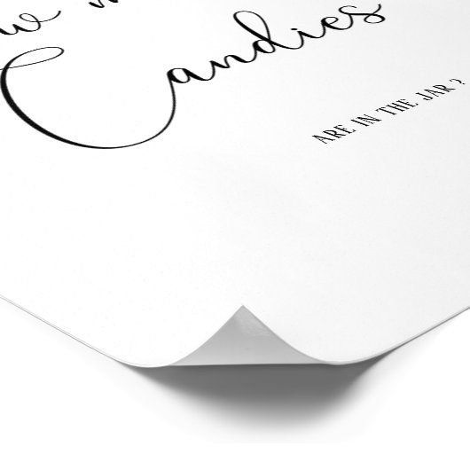 リトルかわいこちゃんどれだけのキャンディー ポスター (角)