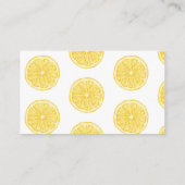 リトルかわいこちゃんの方法レモン柑橘類の赤ちゃんシャワー エンクロージャーカード (裏面)