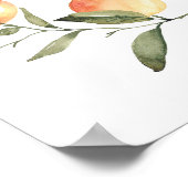 リトルかわいこちゃんの赤ちゃんシャワーへようこそ ポスター (角)