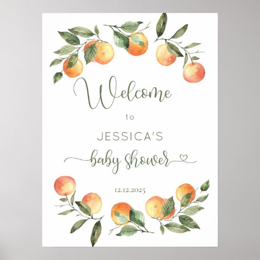 リトルかわいこちゃんの赤ちゃんシャワーへようこそ ポスター