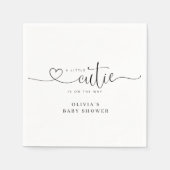 リトルかわいこちゃんの赤ちゃんシャワーナプキン スタンダードカクテルナプキン (正面)