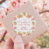 リトルかわいこちゃんは赤ちゃんシャワーのお気に入り ラウンドシール