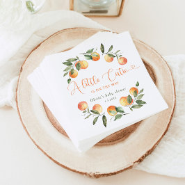 リトルかわいこちゃんは赤ちゃんシャワーの途中にある スタンダードカクテルナプキン