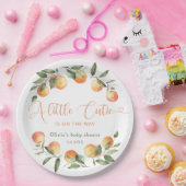 リトルかわいこちゃんは赤ちゃんシャワーの途中にある ペーパープレート (パーティー)