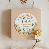 リトルかわいこちゃんは赤ちゃんシャワーの途中にある ラウンドシール