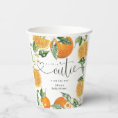 リトルかわいこちゃんは赤ちゃんシャワーの途中にある 紙コップ (裏面)