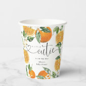 リトルかわいこちゃんは赤ちゃんシャワーの途中にある 紙コップ (正面)