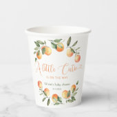 リトルかわいこちゃんは赤ちゃんシャワーの途中にある 紙コップ (正面)