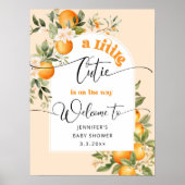 リトルかわいこちゃんは赤ちゃんシャワー歓迎の途中にある ポスター (正面)