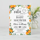リトルかわいこちゃんは途中ベビーシャワー招待状 招待状 (スタンド正面)
