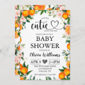 リトルかわいこちゃんは途中ベビーシャワー招待状 招待状 (正面/裏面)