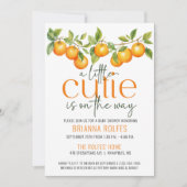 リトルかわいこちゃんは途中ベビーシャワー招待状 招待状 (正面)