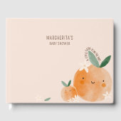 リトルかわいこちゃんはCitrusベビーシャワーの途中にある ゲストブック (正面)