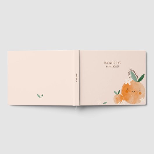 リトルかわいこちゃんはCitrusベビーシャワーの途中にある ゲストブック (全面)