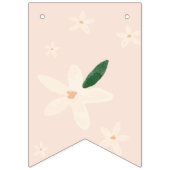 リトルかわいこちゃんはCitrusベビーシャワーの途中にある バンティングフラッグ (第1の旗)