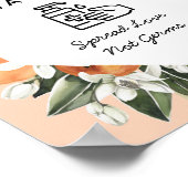 リトルかわいこちゃんをテーマにしたサニタイジングステーション赤ちゃんシャワー ポスター (角)