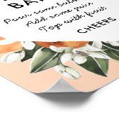 リトルかわいこちゃんをテーマにしたベビーシャワーモモモモザバー ポスター (角)