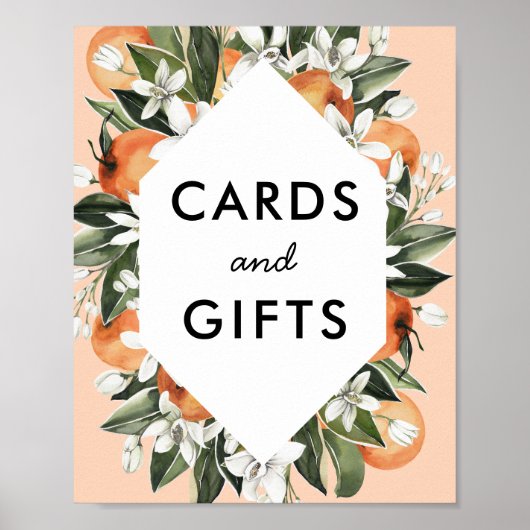 リトルかわいこちゃんをテーマにした赤ちゃんシャワーカードとギフト ポスター (正面)