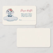 リトルかわいこちゃんエレファントおむつラッフル エンクロージャーカード (正面/裏面)