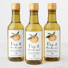 リトルかわいこちゃんオポップ・アートのレンジ彼女がポップワインラボ ワインラベル