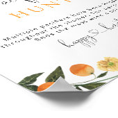 リトルかわいこちゃんオレンジおしゃぶり狩りベビーシャワーゲーム ポスター (角)