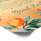 リトルかわいこちゃんオレンジおしゃぶり狩りベビーシャワーゲーム ポスター (角)