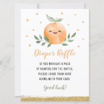 リトルかわいこちゃんオレンジおむつラッフルゲーム