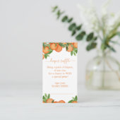 リトルかわいこちゃんオレンジおむつラッフルチケット エンクロージャーカード (スタンド正面)