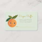 リトルかわいこちゃんオレンジおむつラッフル エンクロージャーカード (正面)