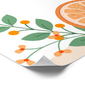 リトルかわいこちゃんオレンジガールズファースト誕生日マイルストーン ポスター (角)