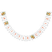 リトルかわいこちゃんオレンジクレメンチンベビーシャワー バンティングフラッグ (全)