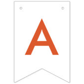 リトルかわいこちゃんオレンジクレメンチンベビーシャワー バンティングフラッグ (第2の旗)