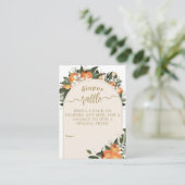 リトルかわいこちゃんオレンジグレネリーボホオムツラッフル エンクロージャーカード (スタンド正面)